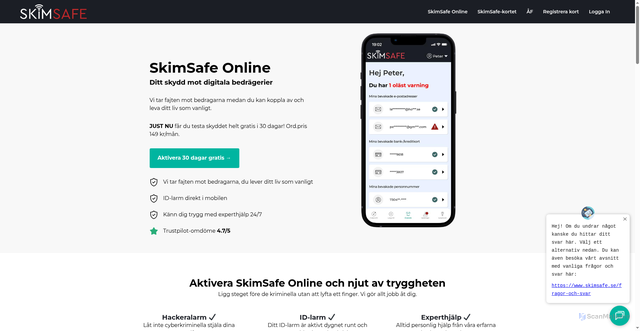 Security scan screenshot of https://email.skimsafe.se/e3t/Ctc/2M+113/d1253k04/VWkKCN3m74BXW1jkk-y2tjbf-W6cqVBw5TzkhcN3ypqF23dh8WW69sMD-6lZ3p3Vxclfp4tCPQLN4cr6vKxBj_GW1QL7cF89Ks5fW3mtkVS7zX2hbVndPw94txTv4W5PfyR22tYTbKW4_Kwd-7wNmwPW8v6vq-8rfmP6W52BK90513tj7W8F2TVt3RhQbkW4bdFnZ5qrcndW7_xR4z7606c0W27T6tk5CV1TvW1mJTpm89RYfDV7BWLf3kL9GNW6JLjpV16MhRVN5qlf_6KPvRRW9kXfJt7BG4T-W6f9w5d1zHBMHW2G6Xd32DGRCdf5vy4Fd04