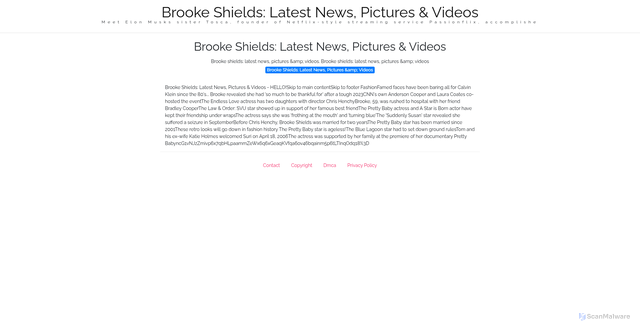 Security scan screenshot of https://articlebeginfave-i771g0rf9r.edgeone.app/16434-brooke-shields-latest-news-pictures-videos.html