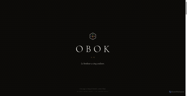 Security scan screenshot of http://obok.fr/