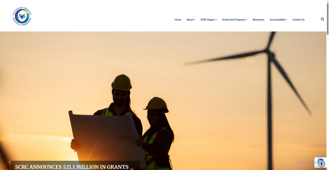 Security scan screenshot of https://scrc.gov/