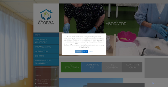 Security scan screenshot of https://www.operapiasgobbanoci.it
