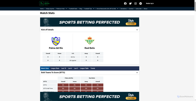 Security scan screenshot of https://smartbettingstats.com/footy-spain/real-betis-balompie-vs-palma-del-rio-h2h-stats