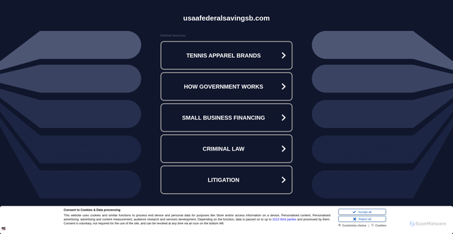 Security scan screenshot of cdn.consentmanager.net