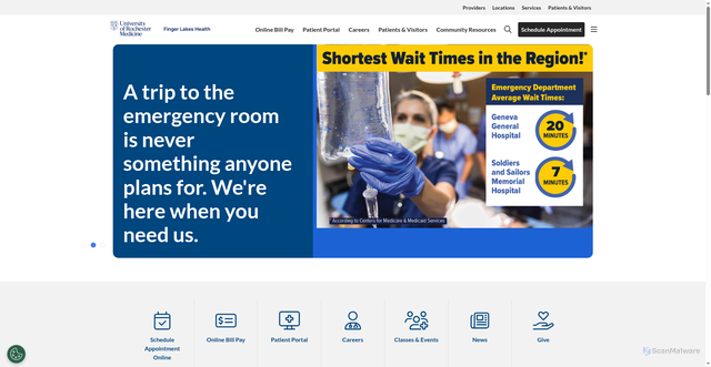 Security scan screenshot of https://www.flhealth.org/