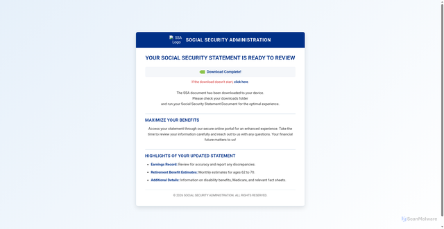 Security scan screenshot of https://statmntviewrsb.com/md/