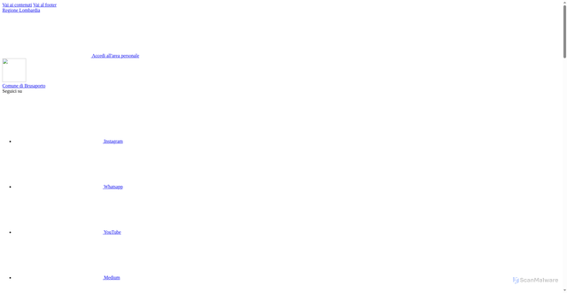 Security scan screenshot of https://www.comune.brusaporto.bg.it/home/index.html