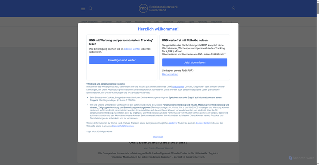 Security scan screenshot of https://rnd.de