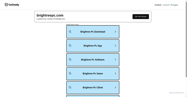 Security scan screenshot of https://brightreepc.com