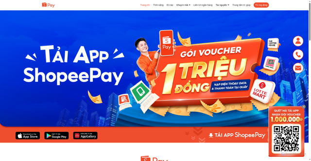 Security scan screenshot of https://shopeepay.vn