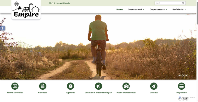 Security scan screenshot of https://empiremn.gov/