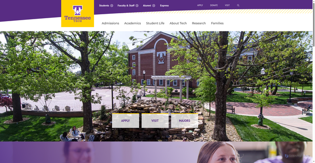 Security scan screenshot of https://tntech.edu
