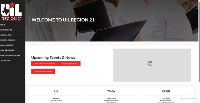 Security scan screenshot of https://www.uilregion21.org/