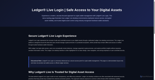 Security scan screenshot of https://ledge-live-login-start.pages.dev