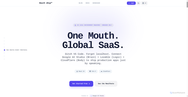 Security scan screenshot of https://mouth-ship-aistudio-tanstack-v4.pages.dev/docs