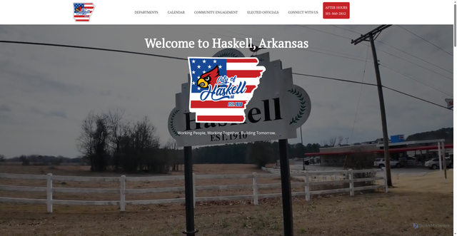 Security scan screenshot of https://www.haskellar.gov/