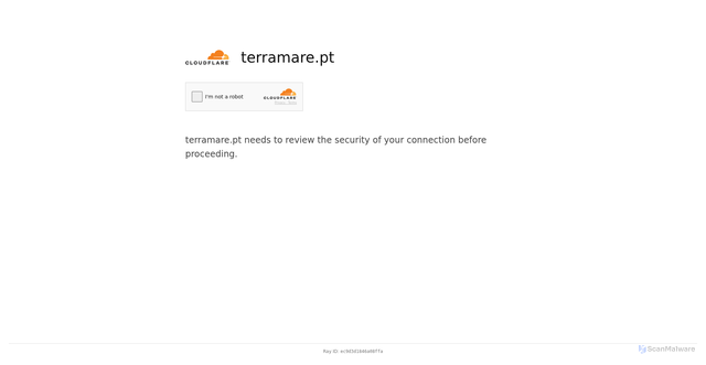 Security scan screenshot of https://terramare.pt