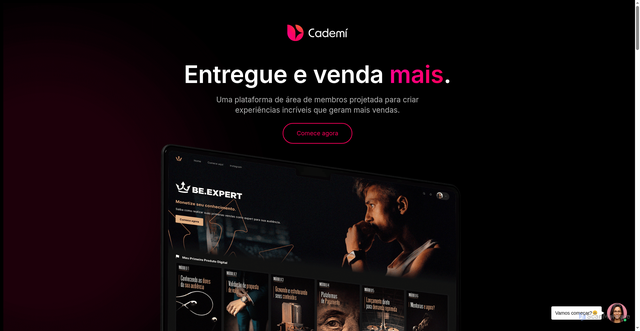 Security scan screenshot of https://cademi.com.br