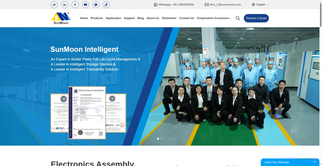 Security scan screenshot of https://www.szsunmoon.com/