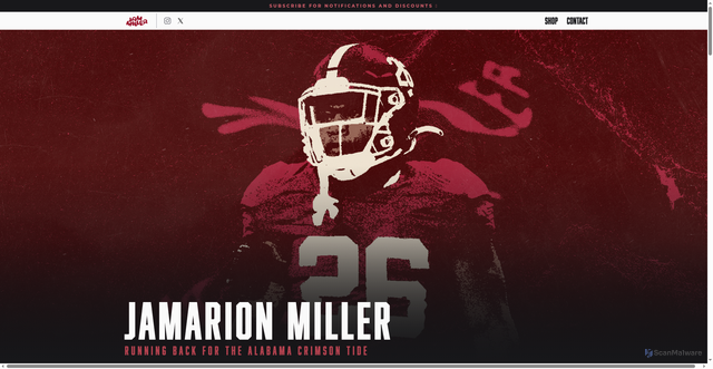 Security scan screenshot of https://jamarionmiller.com/