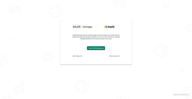 Security scan screenshot of https://sy.salesmanago.pl/