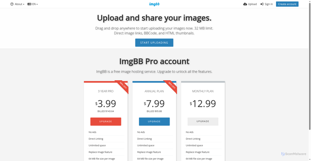 Security scan screenshot of https://image.ibb.co