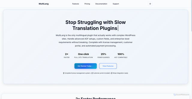 Security scan screenshot of http://www.versa.multilang.shop/