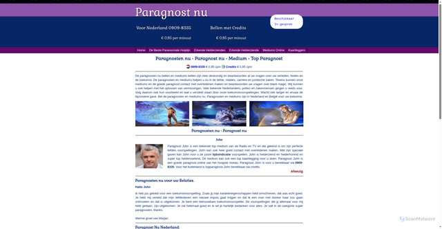 Security scan screenshot of https://paragnost.nu