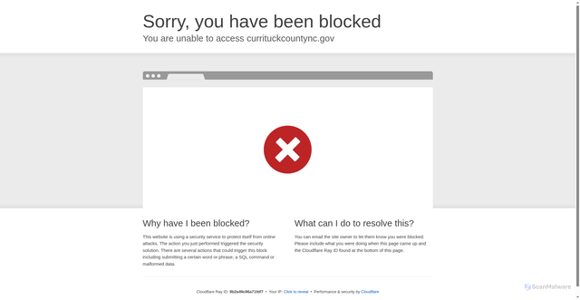 Security scan screenshot of https://currituckcountync.gov/