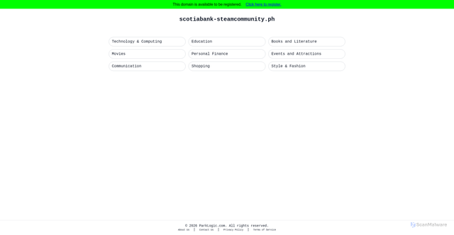 Security scan screenshot of parking3.parklogic.com