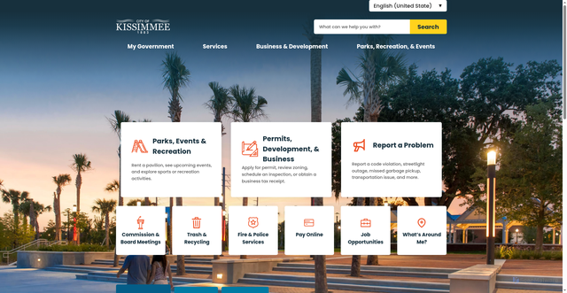 Security scan screenshot of https://www.kissimmee.gov/