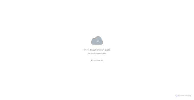 Security scan screenshot of https://v20.cnnd.vn