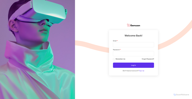Security scan screenshot of https://gamszon.com/checkout/plan/1