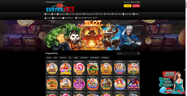 Security scan screenshot of https://santunsuster123ndx.xyz/desktop/game/slot/pragmaticplay
