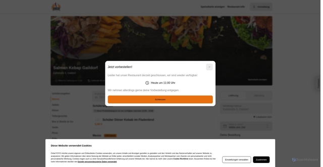 Security scan screenshot of https://salman-gaildorf.de/