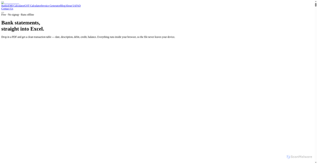 Security scan screenshot of https://statementhub.in/