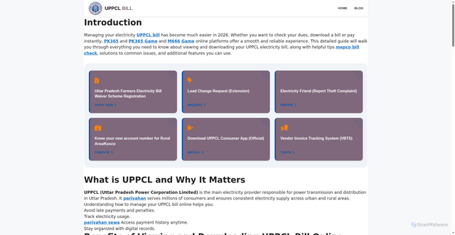 Security scan screenshot of https://uppclbill.se
