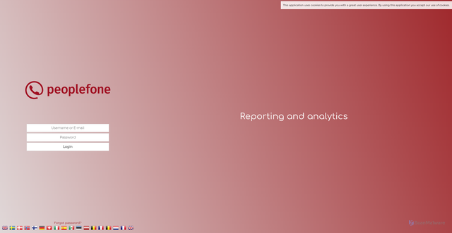 Security scan screenshot of https://peoplefone.meridix.se