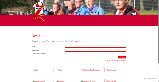 Security scan screenshot of http://sv-svn69.nl/