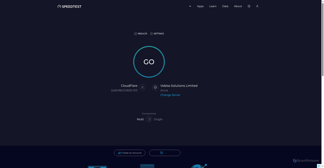 Security scan screenshot of https://st-y32.pages.dev/ko