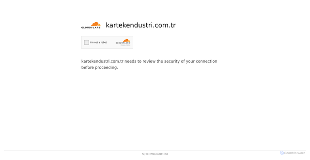 Security scan screenshot of https://kartekendustri.com.tr