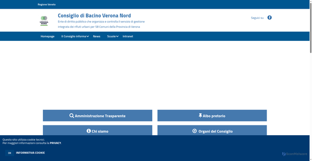 Security scan screenshot of http://www.consiglioveronanord.it/hh/index.php?jvs=0&acc=1