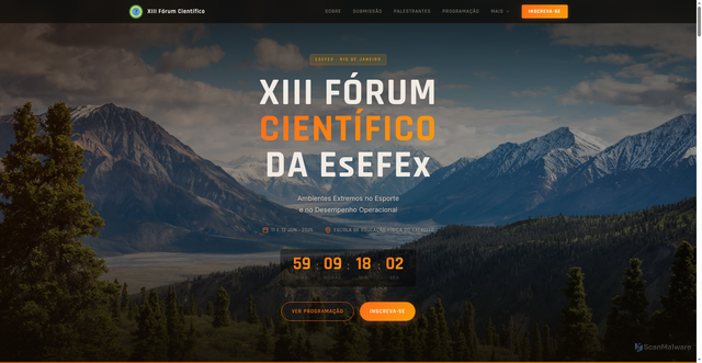 Security scan screenshot of https://forumesefex.com/