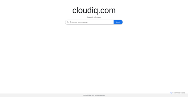 Security scan screenshot of https://cloudiq.com