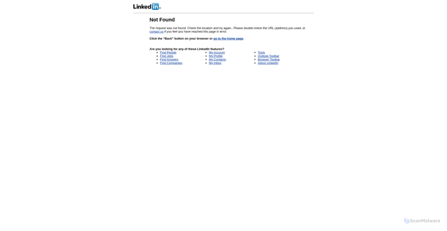 Security scan screenshot of https://dms-akam.licdn.com