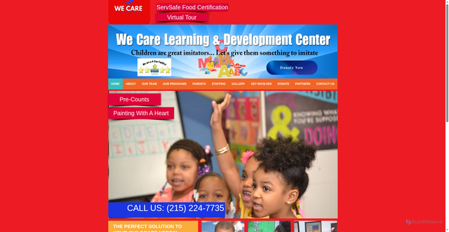 Security scan screenshot of https://www.wecarelearningcenter.com/