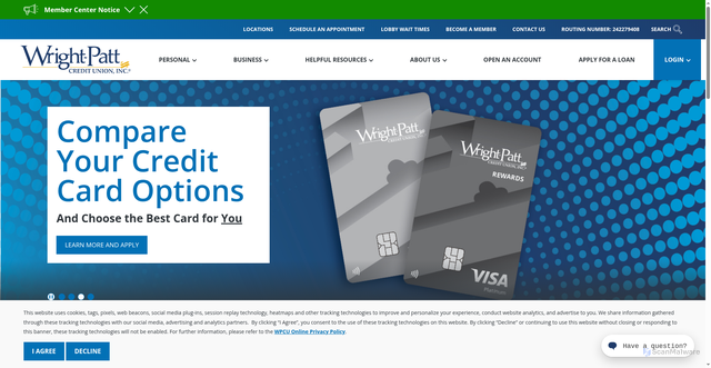 Security scan screenshot of https://www.wpcuonline.net
