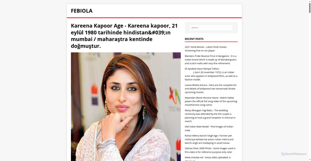 Security scan screenshot of https://labioser.pages.dev/post/kareena-kapoor-age/