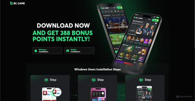 Security scan screenshot of http://bcgame8.vip/