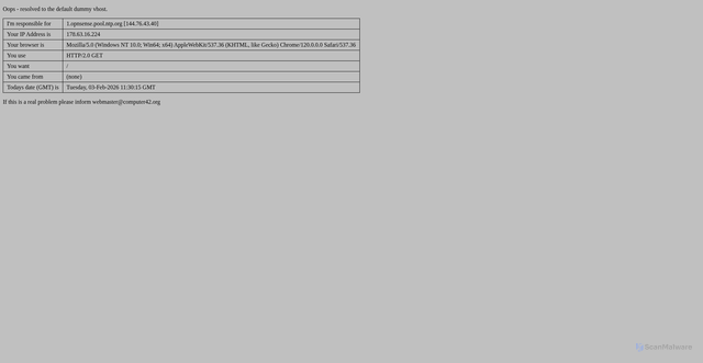 Security scan screenshot of https://1.opnsense.pool.ntp.org