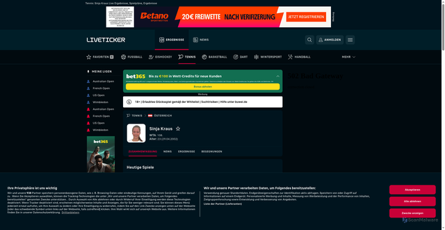 Security scan screenshot of https://www.liveticker.com/spieler/kraus-sinja/6oA7gaee/
